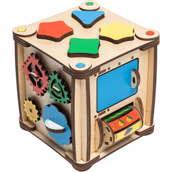 Бизикубик GoodPlay Первые шаги 17х17х18 см (K102) - Pampik - 3