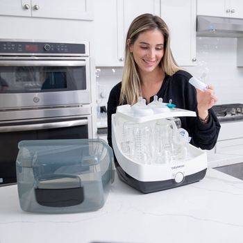 Стерилизатор с функцией сушки Baby Brezza Super Fast Sterilizer Dryer (BRZ0083) - Pampik - 6