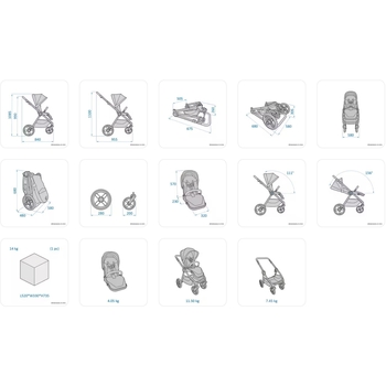 Коляска прогулянкова Maxi-Cosi Oxford essential black (1150672110) - Pampik - 12