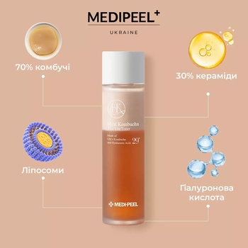 Тонер для обличчя Medi-Peel Hyal Kombucha Tea-Tox Toner з комбучею та гіалуроновою кислотою 150 мл - Pampik - 2