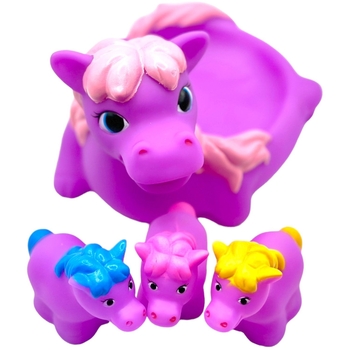 Набір іграшок для купання Bibi Toys Єдиноріг 4 шт. (760875BT) - Pampik - 2