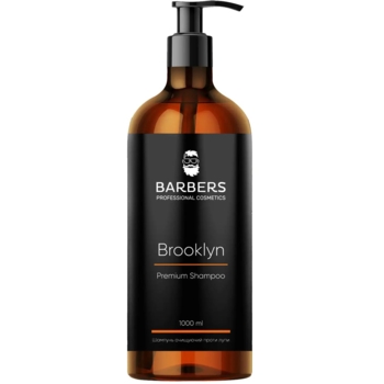 Шампунь для чоловіків Barbers Brooklyn проти лупи, 1 л - Pampik
