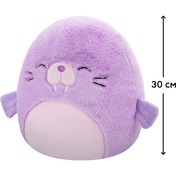Мягкая игрушка Squishmallows Морж Винни 30 см (SQCR06680) - Pampik - 6