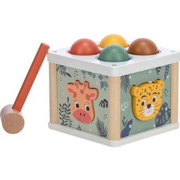 Сортер для м'ячів дерев'яний FreeON Будиночок (80616) - Pampik - 2