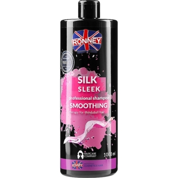 Шампунь для тонких и тусклых волос Ronney Professional Silk Sleek Smoothin 1 л - Pampik