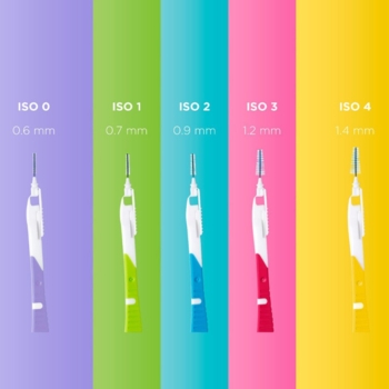 Набір міжзубних щіток GUM Bi-Direction, двонаправлені, 0.7 мм, 6 шт. - Pampik - 4