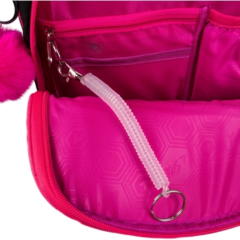 Рюкзак школьный Yes S-91 Cute, черный с розовым (559586) - Pampik - 11