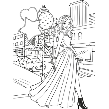 Розмальовка 1 Вересня Barbie 8, 12 сторінок (742804) - Pampik - 2