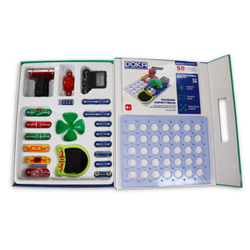 Конструктор электронный Doka Альтернативная энергия, 50 схем - Pampik - 4