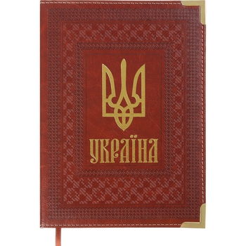 Ежедневник датированный Buromax Statut 2024 A5 коричневый (BM.2176-18) - Pampik