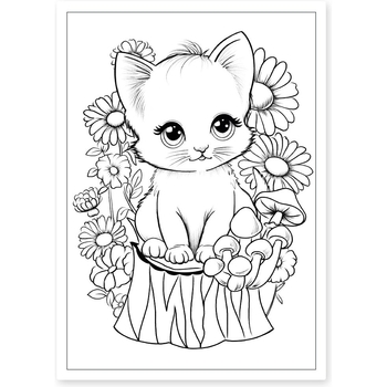 Розмальовка 1 Вересня Кошенята 12 сторінок (743042) - Pampik - 2