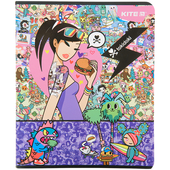 Набор тетрадей Kite Tokidoki А5 в клетку 48 листов 10 шт. (TK22-259) - Pampik - 11