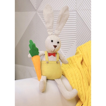 Іграшка-стопер Прованс Заєць Джонсон декоративна 50 см (33502) - Pampik - 2