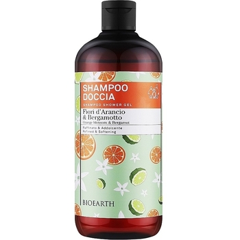 Шампунь-гель для душу Bioearth Family Orange Blossom & Bergamot Shampoo Shower Gel 500 мл - Pampik