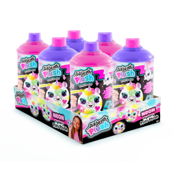 Набір для творчості Canal Toys DIY Airbrush Plush Неон міні сюрприз (AIR020) - Pampik - 8
