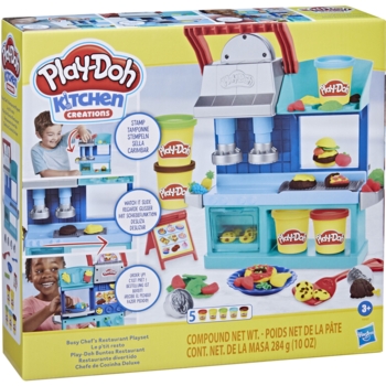 Ігровий набір з пластиліном Hasbro Play-Doh Зайнятий шеф-кухар (F8107) - Pampik