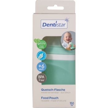 Пляшка-пауч Dentistar з силіконовими насадками, 150 мл - Pampik - 4