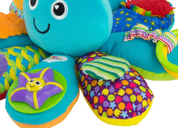 Мягкая игрушка Lamaze Осьминог с прорезывателем (L27206) - Pampik - 4