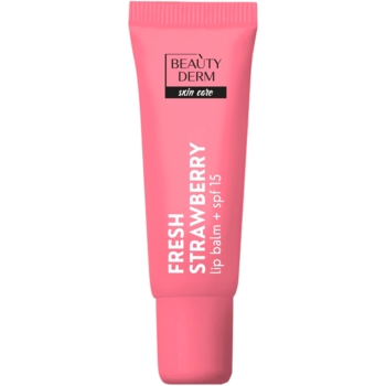 Бальзам для губ Beauty Derm SPF 15 Fresh Strawberry, 10 мл - Pampik