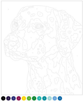 Розмальовка Жорж Кольоровий код (Z101122У) - Pampik - 2