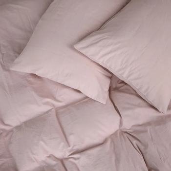 Простыня MirSon на резинке 40-0013 "Jennifer" 80*160 см пудра (2200009027802) - Pampik