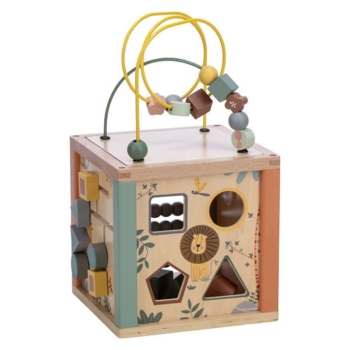 Деревянный бизикуб FreeON (80647) - Pampik