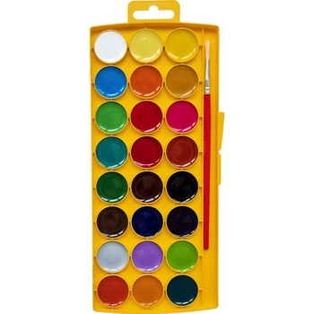 Краски акварельные Школярик медовые 24 цвета - Pampik - 2