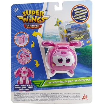 Ігрова фігурка-трансформер Super Wings Transforming Super Pet Діззі улюбленець (EU770642) - Pampik - 7