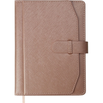 Ежедневник датированный Buromax Credo 2024 A5 бежевый (BM.2130-23) - Pampik