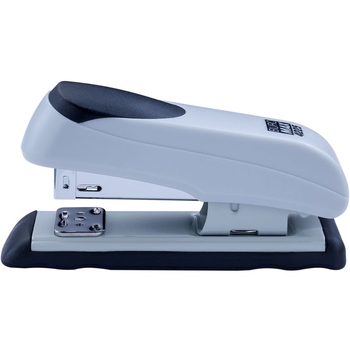 Степлер Buromax пластиковый №24/6, 26/6, 20 листов серый (BM.4225-09) - Pampik