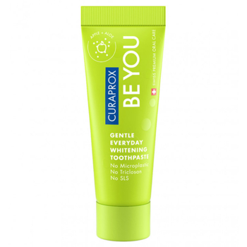 Зубна паста Curaprox Be You Відбілююча Яблуко та алое, 10 мл - Pampik