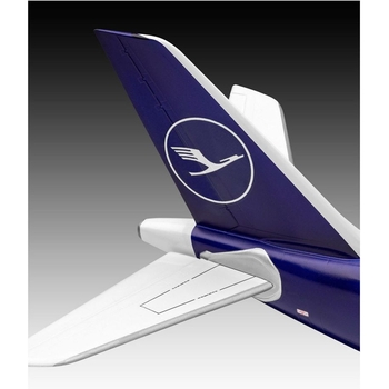 Сборная модель Revell Самолет Airbus A340-300 Lufthansa уровень 4, масштаб 1:144, 114 деталей (RVL-03803) - Pampik - 5