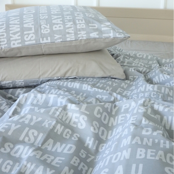 Комплект постельного белья MirSon Ranforce Elite 17-4739 Newspaper 110 х 140 см - Pampik - 5