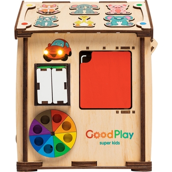 Бізібудинок GoodPlay Всезнайка з LED підсвічуванням 24х24х30 см (691407) - Pampik - 5