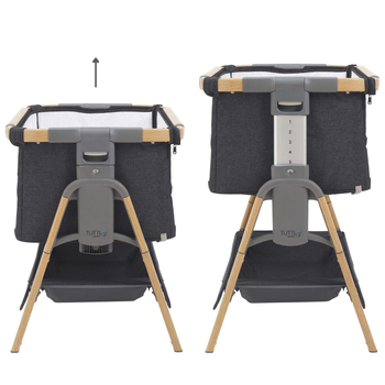 Ліжечко-трансформер 2 в 1 Tutti Bambini CoZee XL темно-сіре (211209/3581) - Pampik - 4