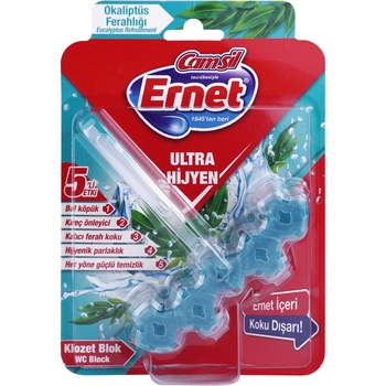 Туалетний блок Ernet Ultra Hygiene евкаліптова свіжість, 50 г - Pampik