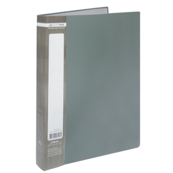 Папка с 40 файлами Buromax Jombax А4, серая (BM.3616-09) - Pampik