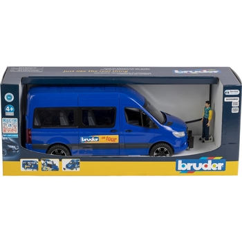 Іграшкова машинка Bruder Туристичний автомобіль MB Sprinter з фігуркою 1:16 (02681) - Pampik - 7