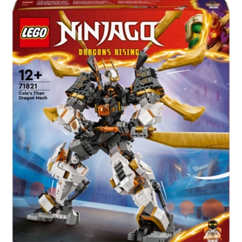 Конструктор LEGO Ninjago Драконовий робот-титан Коула, 1055 деталей (71821) - Pampik
