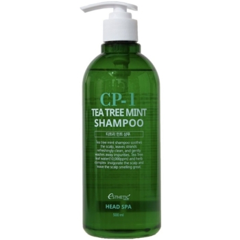 Шампунь Esthetic House CP-1 Tea Tree Mint Shampoo с чайным деревом и мятой, 500 мл - Pampik