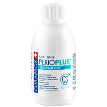 Ополаскиватель для полости рта Curaprox Regerate Citrox с хлоргексидином 0.09%, 200 мл - Pampik