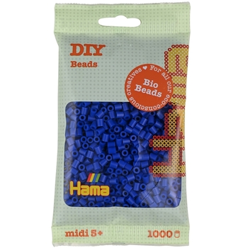 Термомозаика Hama Midi Набор синих био-бусин, 1000 шт. (HM-190-008) - Pampik