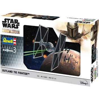 Сборная модель Revell Звездный СИД-истребитель Outland из сериала Мандалорец, масштаб 1:65, 51 деталь (RVL-06782) - Pampik
