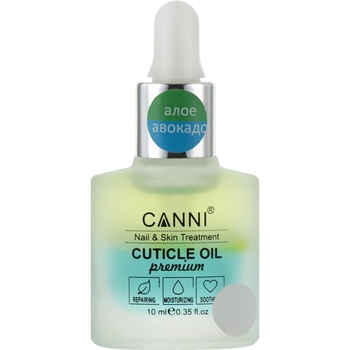 Олійка для кутикули Canni Premium Cuticle Oil двофазна Алое-Авокадо 10 мл - Pampik