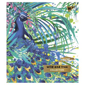 Набір зошитів Yes Savannah life Pantone Gold А5, в клітинку, 48 аркушів, 5 шт. (766879) - Pampik - 3