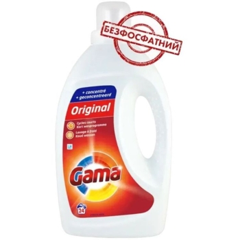 Гель для стирки Gama Универсальный, 1.2 л - Pampik