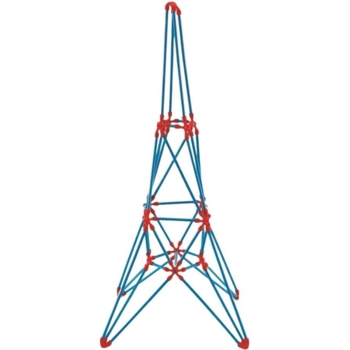 Конструктор Hape Flexistix Ейфелева вежа бамбуковий 62 деталі (E5563) - Pampik