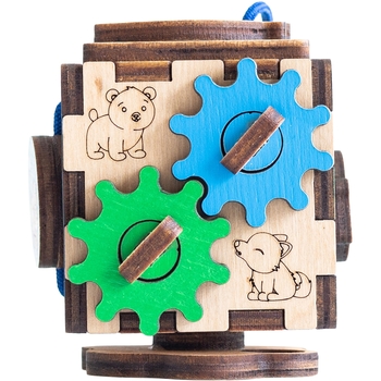 Бізікубик GoodPlay Звірі 5х5х5 см (К113) - Pampik - 5