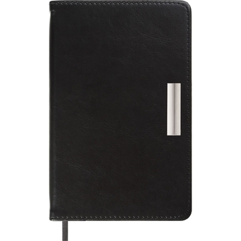 Ежедневник датированный Buromax Salerno 2024 A6 черный (BM.2530-01) - Pampik