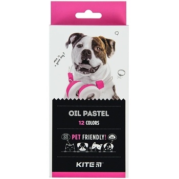 Пастель масляная Kite Dogs 12 цветов (K22-071) - Pampik